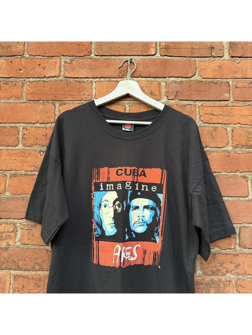 Vintage Che Guevara John Lennon Cuba t shirt 00s XL
